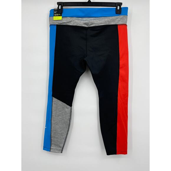 Nike Performance Womens One Color Block Dri-Fit Tight Fir 7/8 Leggings NEW 1X - Picture 3 of 12